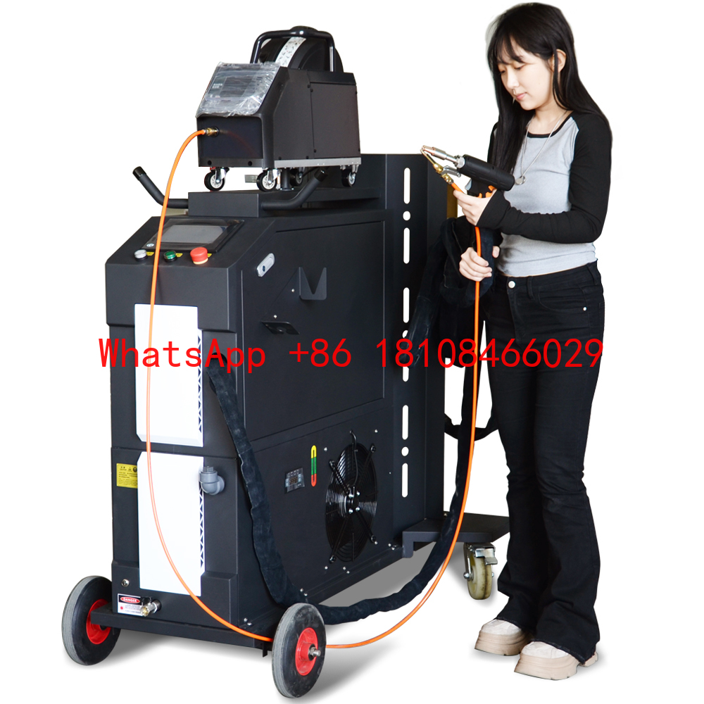 Industrial Handheld Laser Welding Machine - Wytrzymała spawarka laserowa światłowodowa 3000W chłodzona