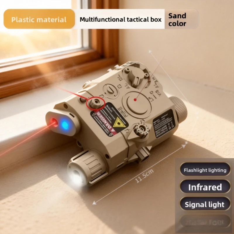 Industrial Laser Gun - 【NOWOŚĆ 2026】Latarka laserowa PEQ15, wielofunkcyjna: Kompatybilna