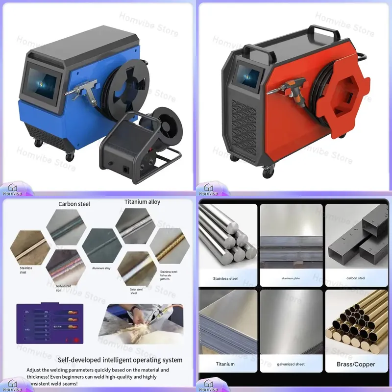 Industrial Handheld Laser Welding Machine - Wielofunkcyjna, chłodzona powietrzem spawarka laserowa 4