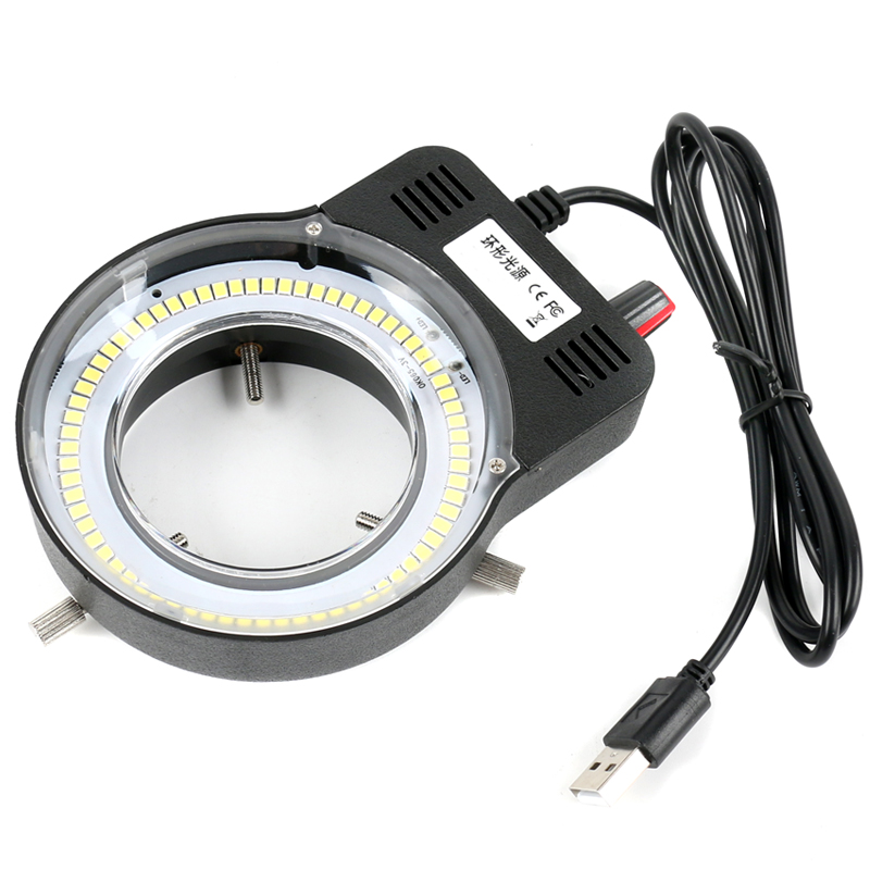 Industrial Visual - Regulowana lampa pierścieniowa LED USB 70