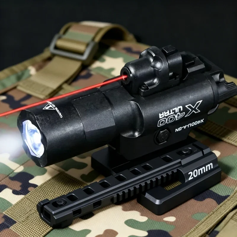Industrial Laser Gun - Latarka laserowa X400U 2w1 o wysokiej