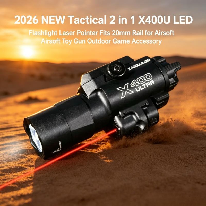 Industrial Laser Gun - 2026 NOWY Taktyczny Latarka LED X300U