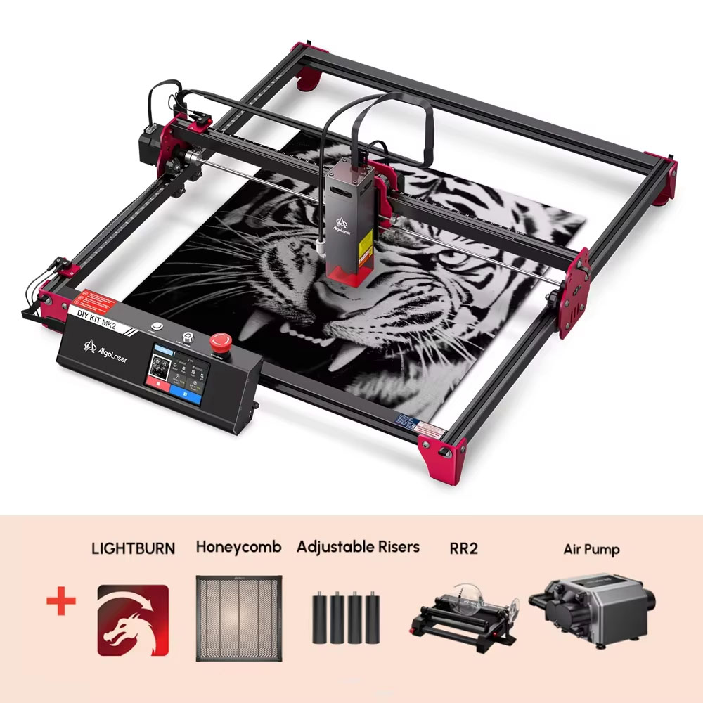 Industrial Grade Laser - Algolaser DIY KIT MK2 40*43cm CNC