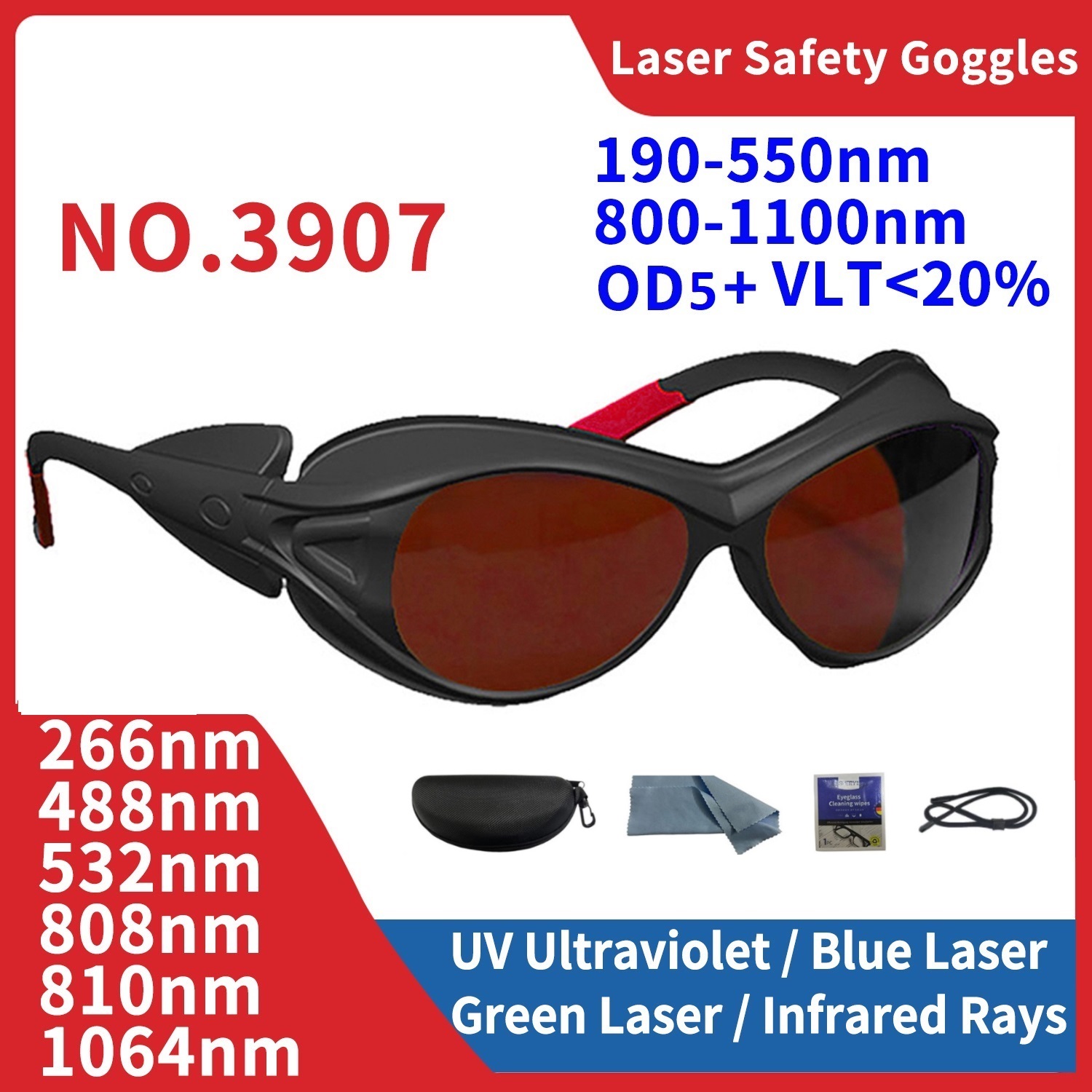 Industrial Yag Laser - Gogle laserowe okulary ochronne bezpieczeństwo przemysłowe