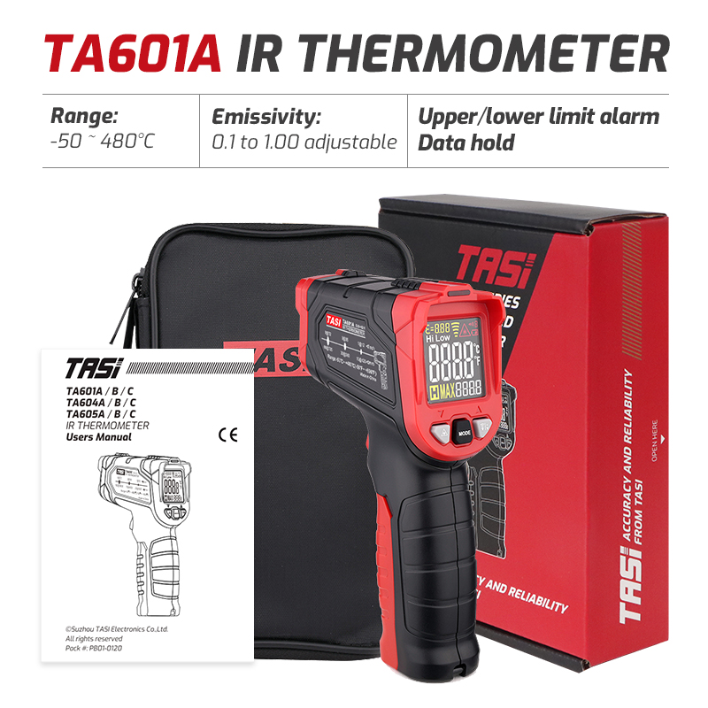 Termometr na podczerwień TA601 – Industrial Laser Gun recenzja i cena