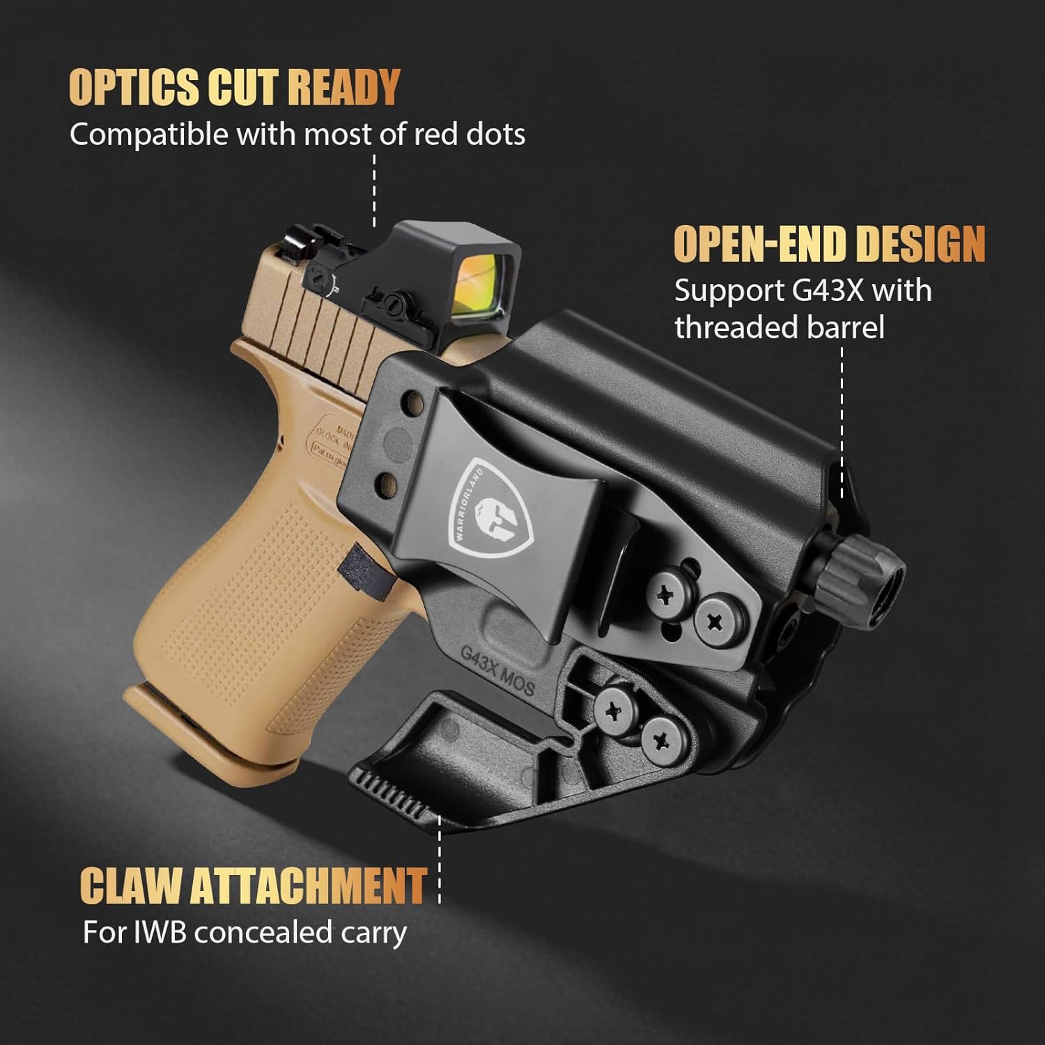 Kabura IWB/OWB do G43x, do Glo – Industrial Laser Gun recenzja i cena