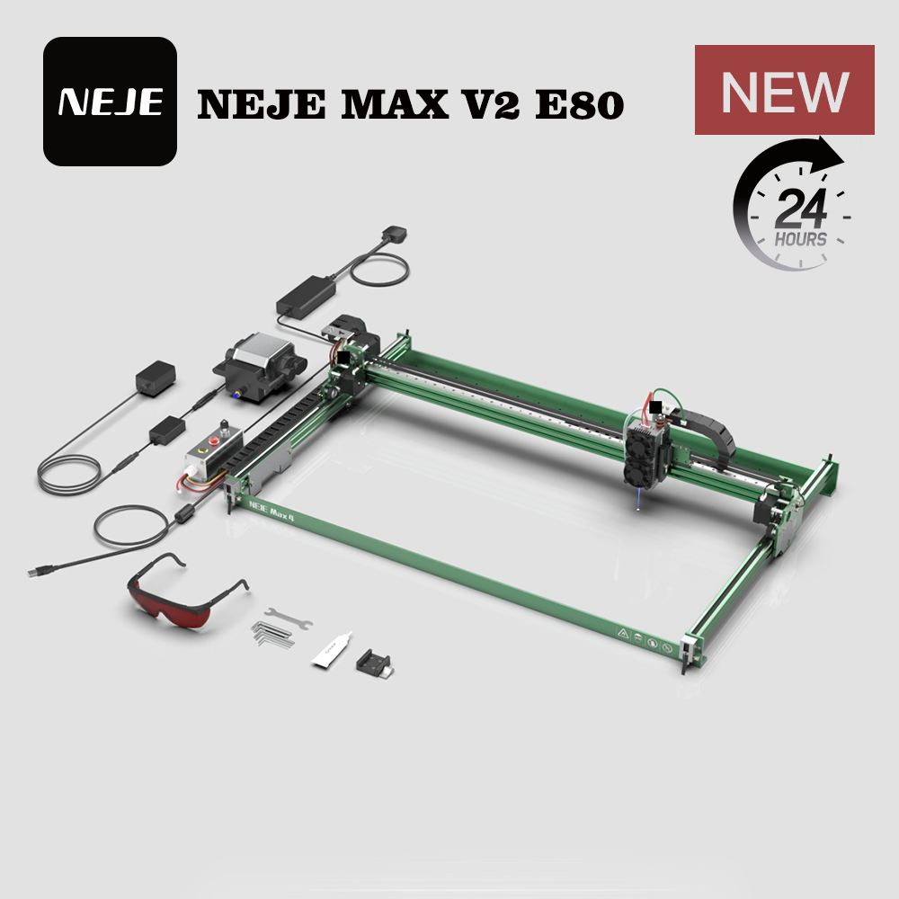 NEJE MAX V2 E80 80W 455nm Lase – Industrial Grade Laser recenzja i cena